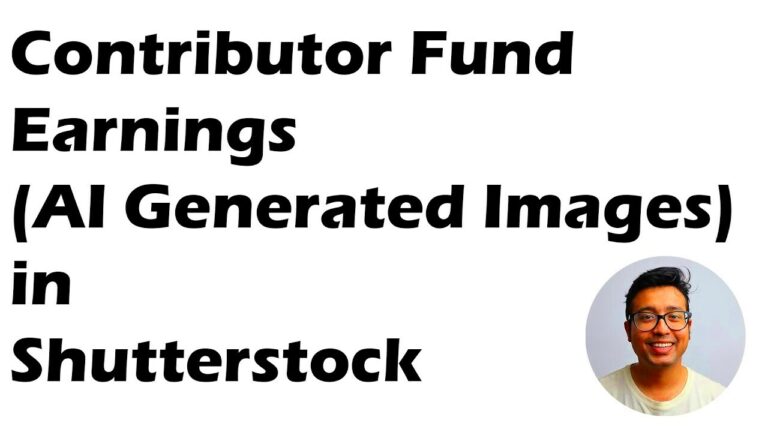 What is contributor fund in shutterstock  Ai generated images and