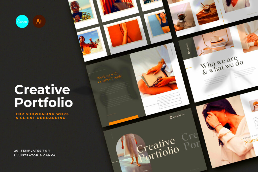 26 CANVA Creative Portfolio  Portfolio Presentation   Etsy