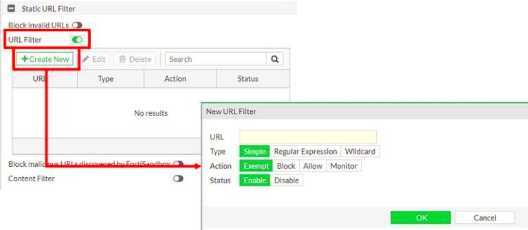 FortiGate Understand the basic settings of the Web filter function