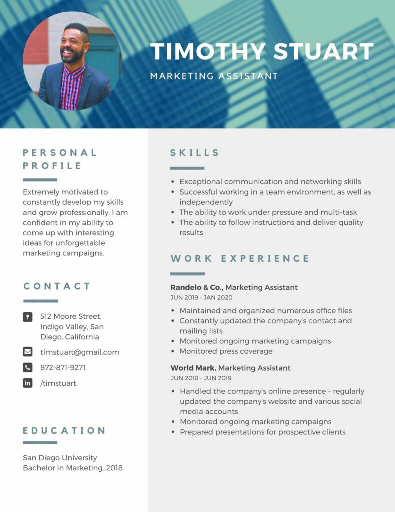 Access Free Canva Resume Template for Your Career