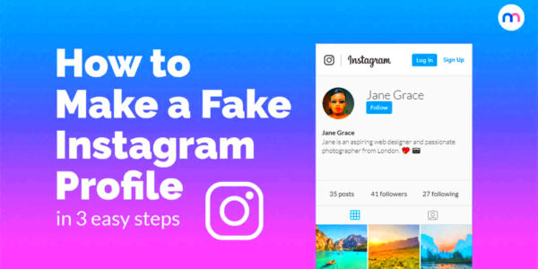 How to Create a Fake Instagram Profile June 2022  Mediamodifier