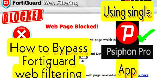 How to Fortiguard Web filter Bypass using single Application on Android