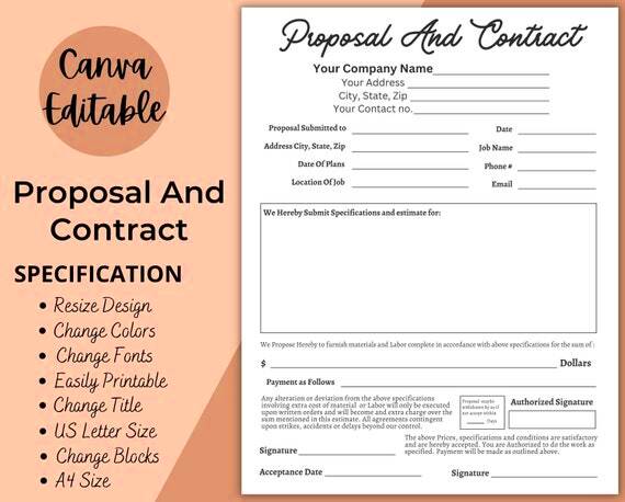 Draft Agreements with Canva Agreement Template