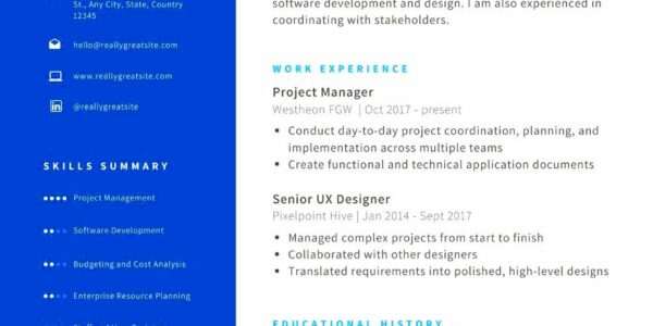 Free professional resume templates to customize  Canva