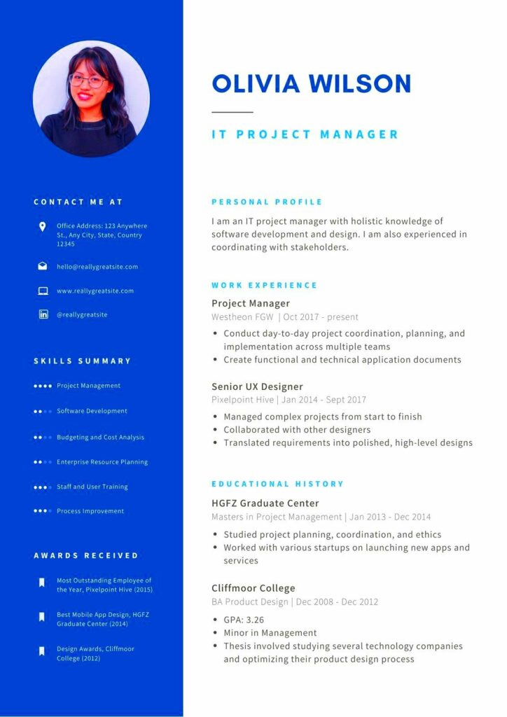 Free professional resume templates to customize  Canva