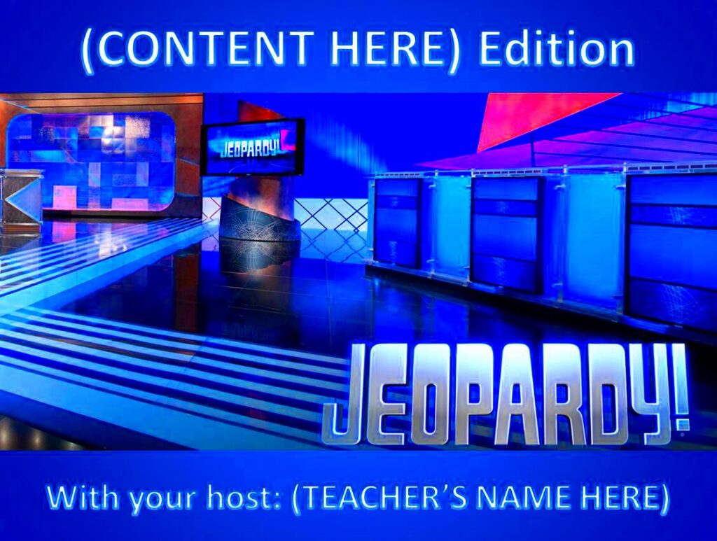 Create a Jeopardy Game with Canva Jeopardy Template