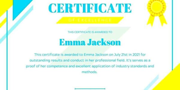 Free printable and customizable award certificate templates  Canva