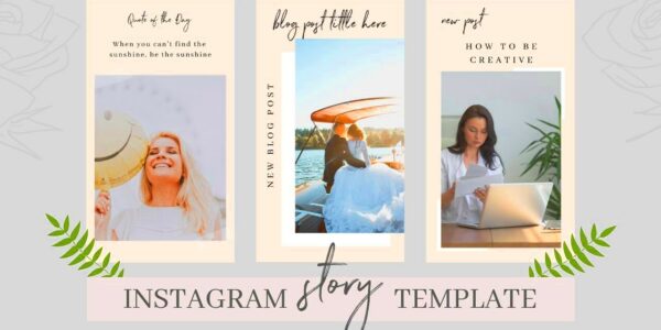 Instagram Story Template in Canva 2 Easy Tutorials with Reina  YouTube