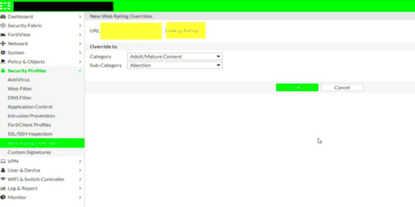 Technical Tip How To look up a FortiGuard Web Fil  Fortinet Community