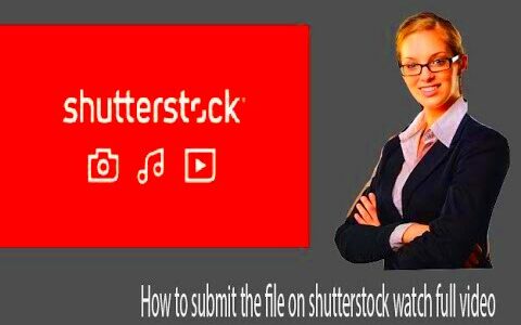 How to submit the file on shutterstock watch full video  YouTube