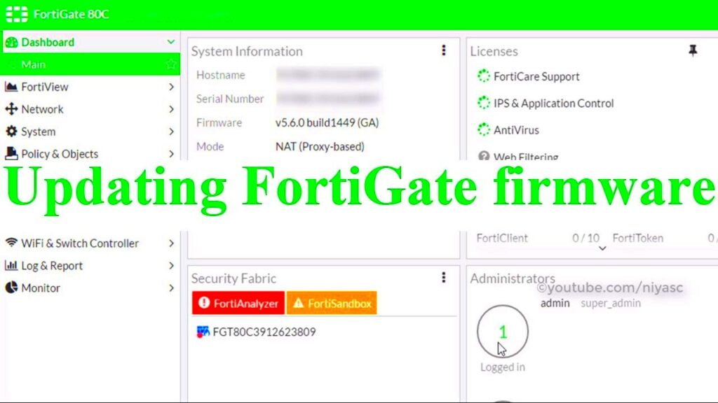 How to Update FortiGate firmware Manualy From PC  YouTube