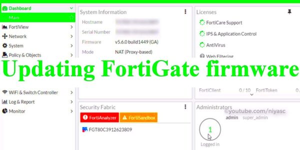 How to Update FortiGate firmware Manualy From PC  YouTube