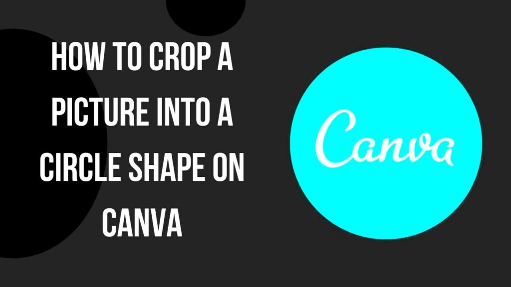 Canva Circle Shape Cropping