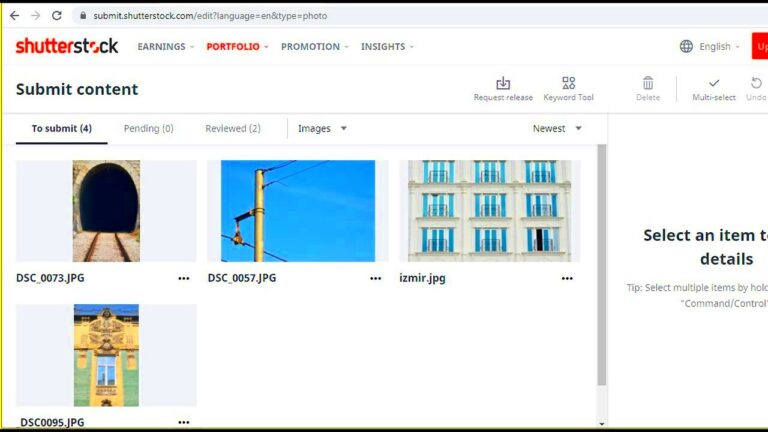 Shutterstock How to Put Description and Keywords on the Photos  YouTube