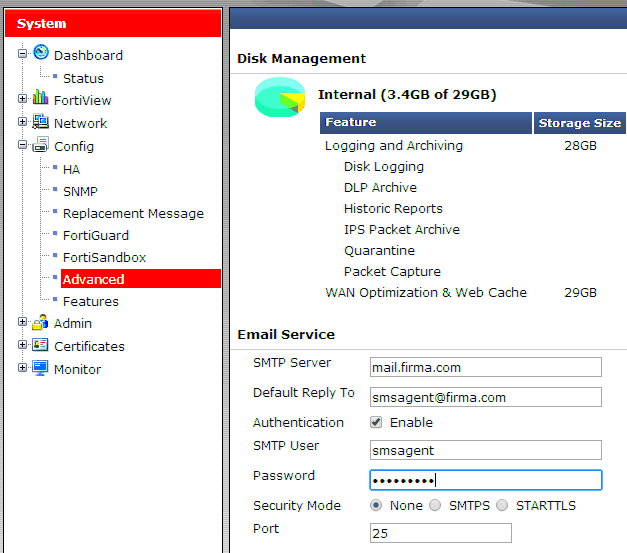 Integrating SMS Messaging with Fortiguard Downloader