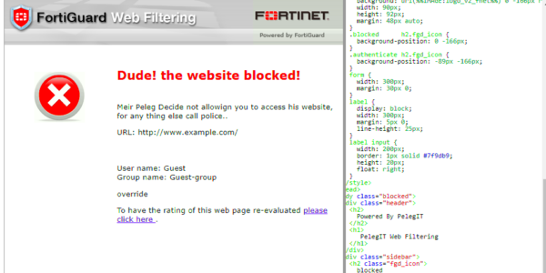 Configure Web Filtering in Fortigate