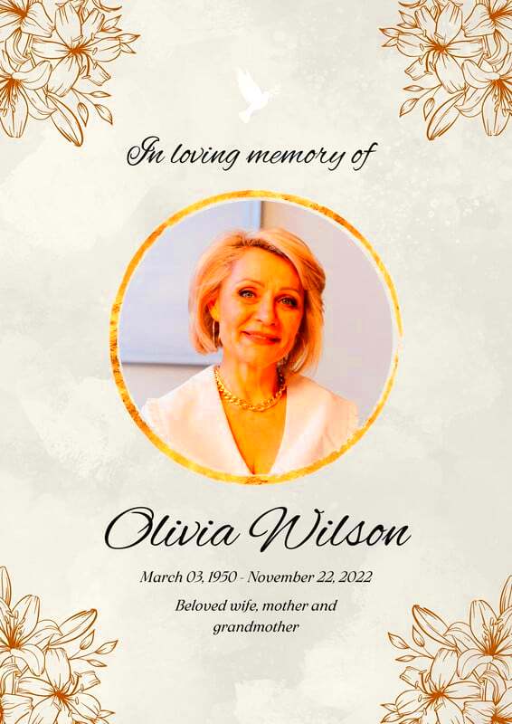 Develop Obituaries with Canva Obituary Template