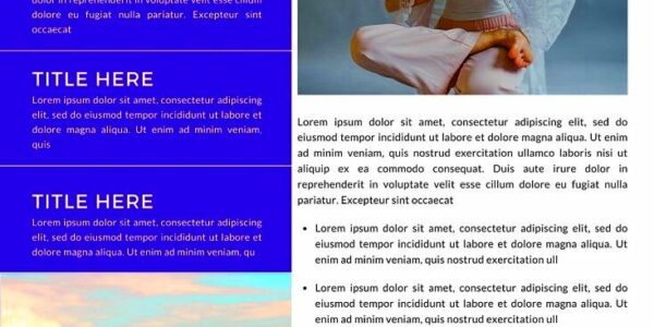 Free Newsletter Design Canva Template  Slidechef