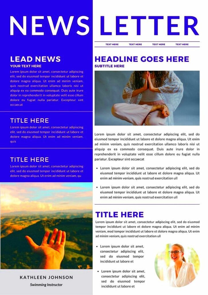 Keep Your Audience Informed with Canva Newsletter Templates