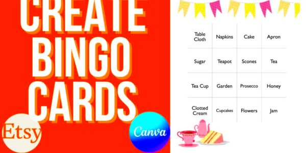 How to create bingo cards in Canva  YouTube