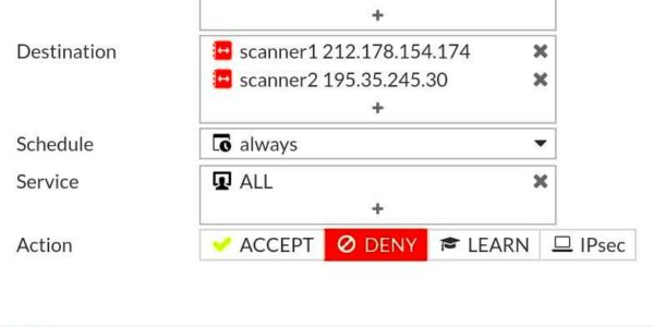 Fortigate blocking multiple websites  rfortinet