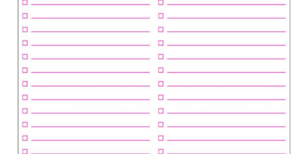 Bucket list PDF Planner bucket list checklist list to do