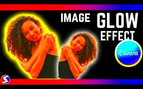 How to Add Glow Effect to Images  Photos in Canva  GLOWING OUTLINE