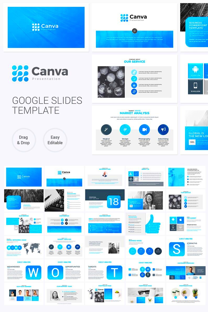 Canva Creative Multipurpose Google Slides Presentation  Etsy