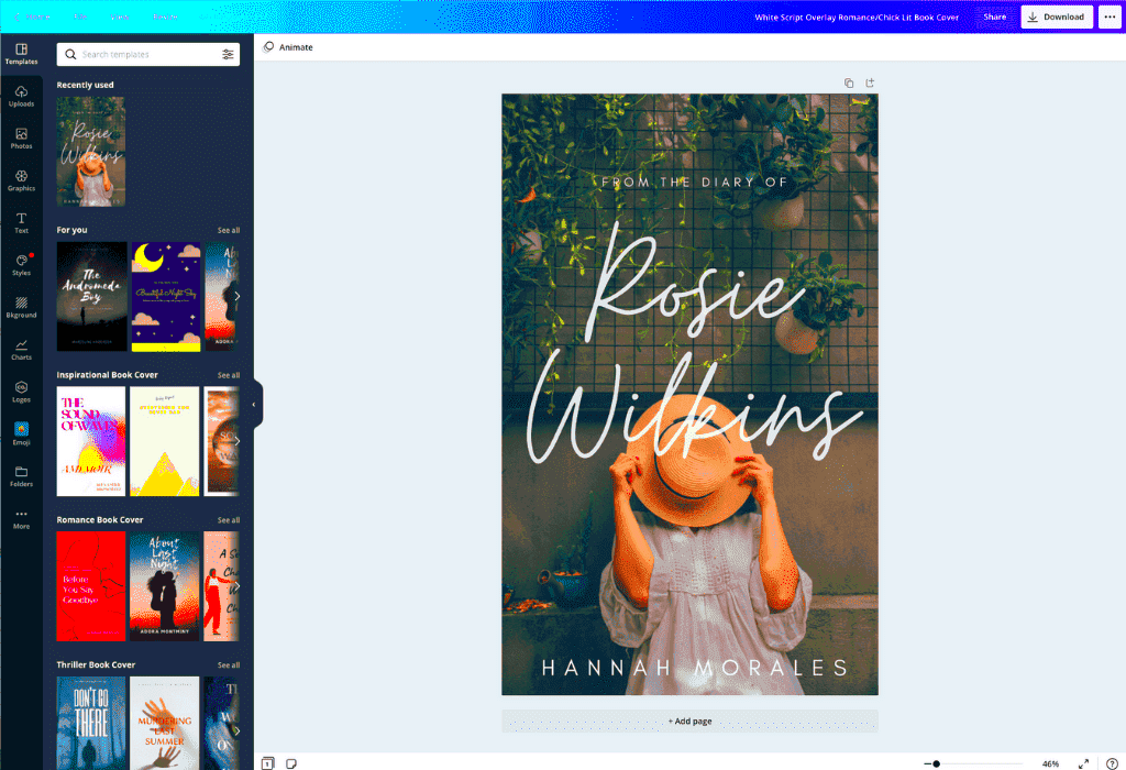 Create Captivating Book Covers Using Canva Book Cover Templates