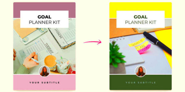 Goal Planner Kit Canva Template  Ladystrategist Shop