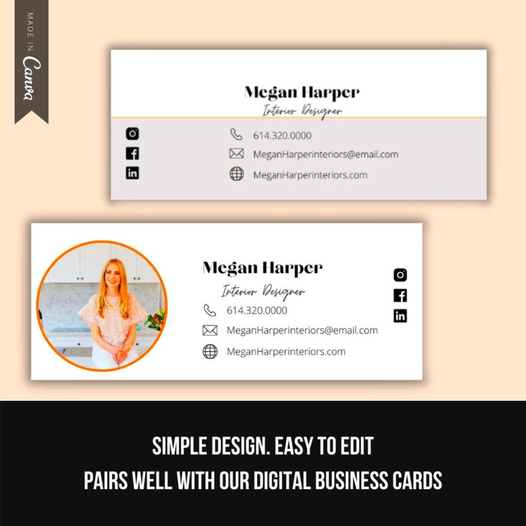 Canva Signature Template