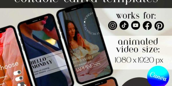 Canva Video Template Ready to Post Social Media Templates Instagram