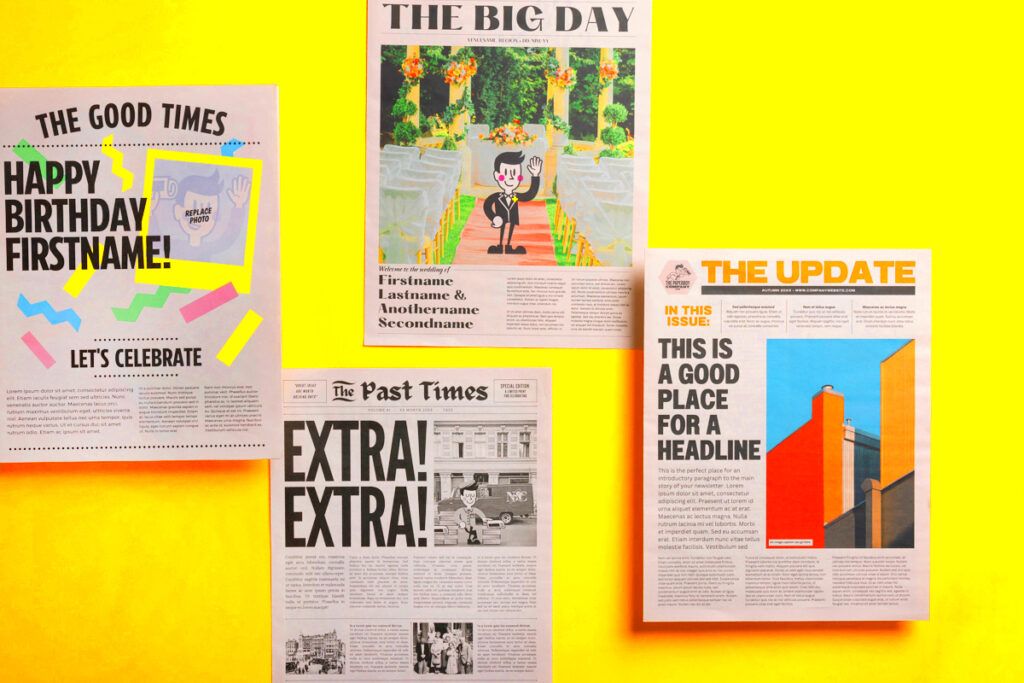 Design Informative Newspapers with Canva Newspaper Template