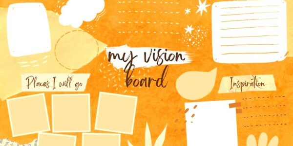 Vision Board Template Editable in Canva  Etsy