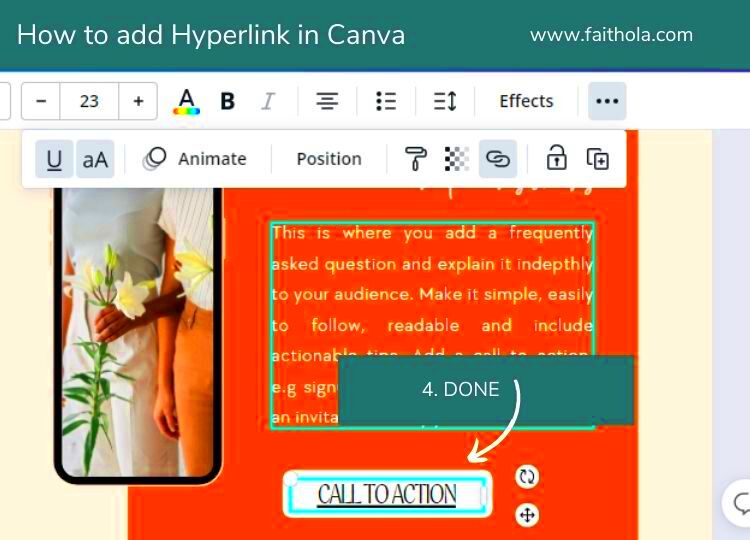 Canva Image Linking