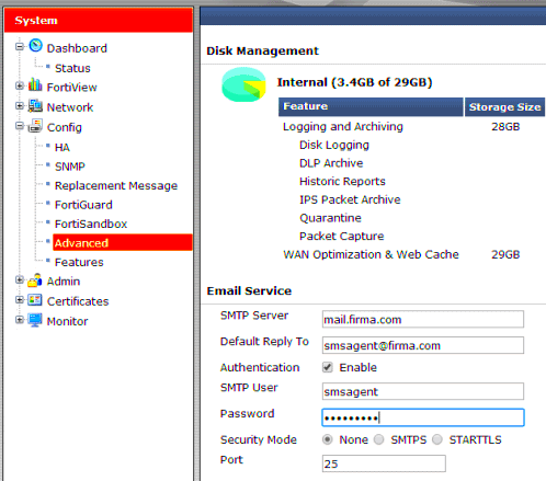 Integrating SMS Services with Fortiguard Downloader