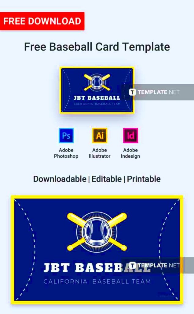 Design Baseball Cards Using Canva Baseball Card Template