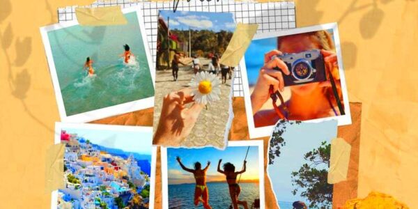 Free printable customizable cool photo collage templates  Canva