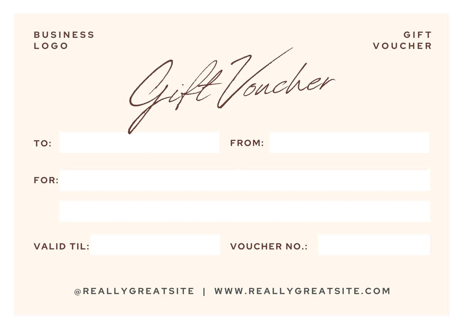 Create A Gift Certificate Template