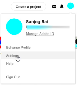 Behance username change process