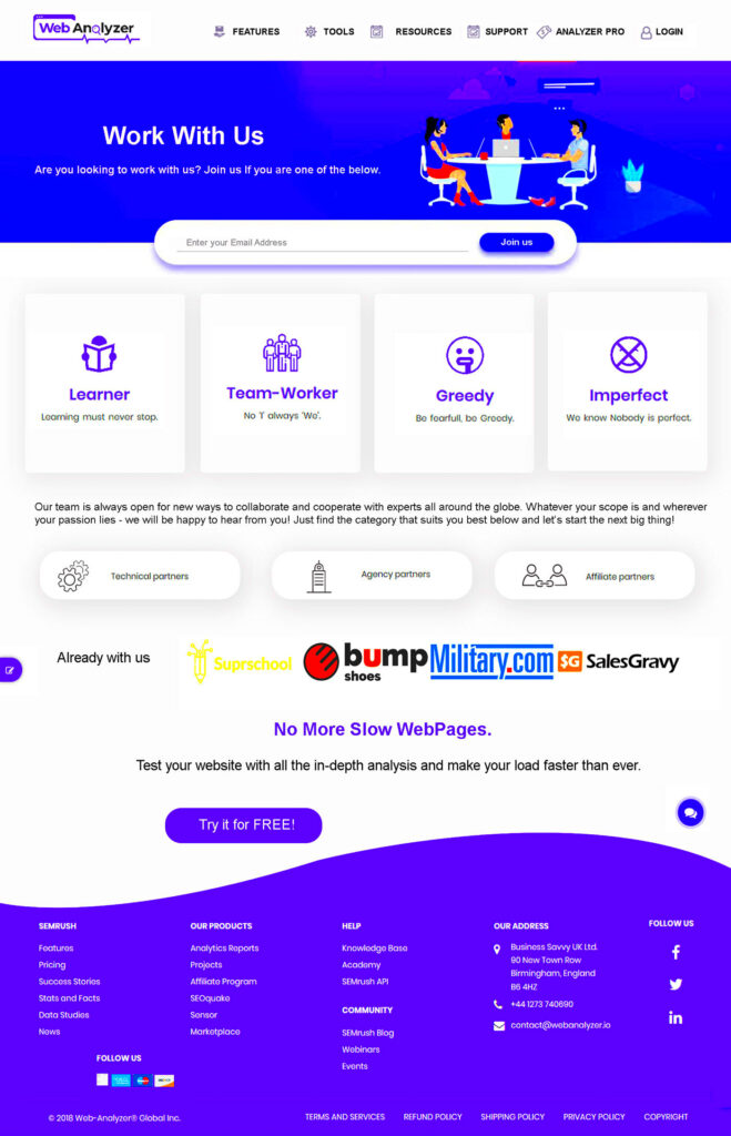 Accessing Behance website editor