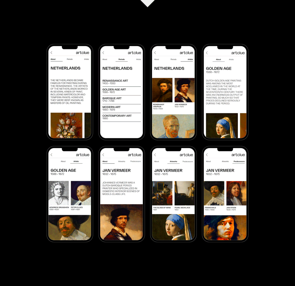 Art app Behance viewing history