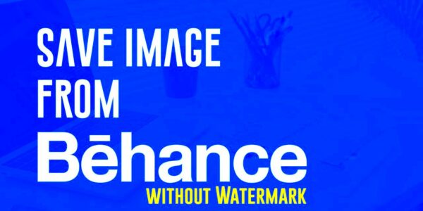 How to Save Image from Behance in High Quality  Download Image from