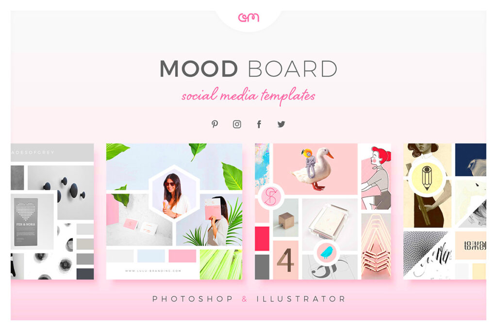 Creating a moodboard on Behance