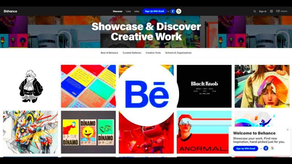 Using Behance effectively