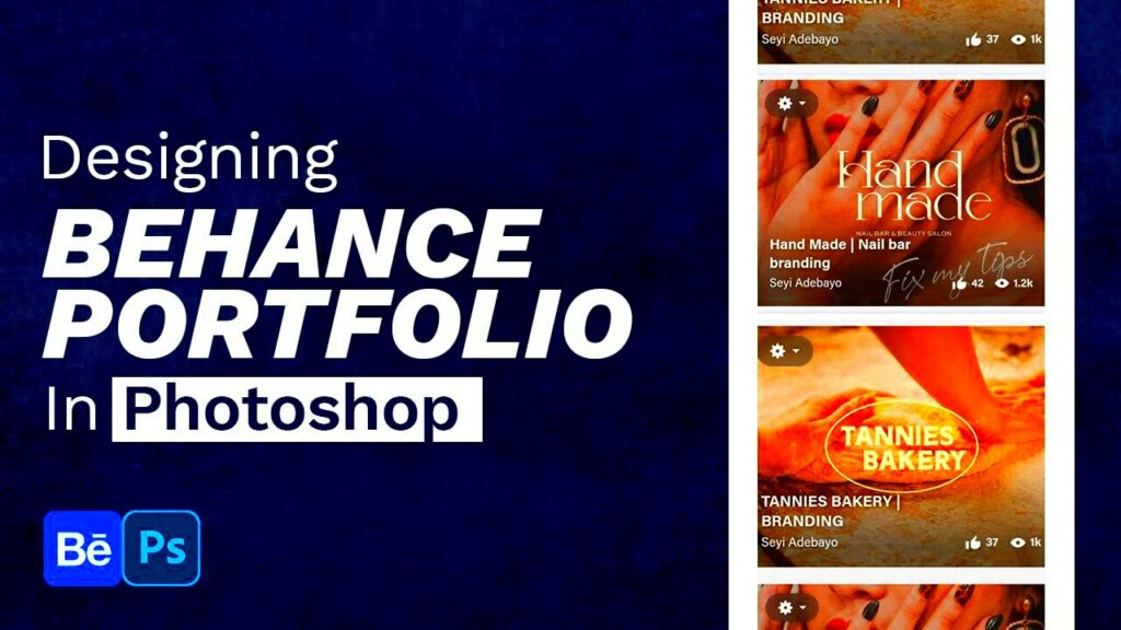 Editing Behance portfolio tutorial