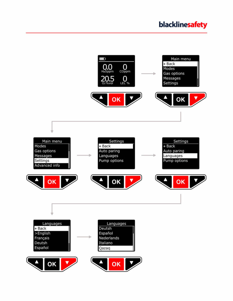 Changing Behance language settings