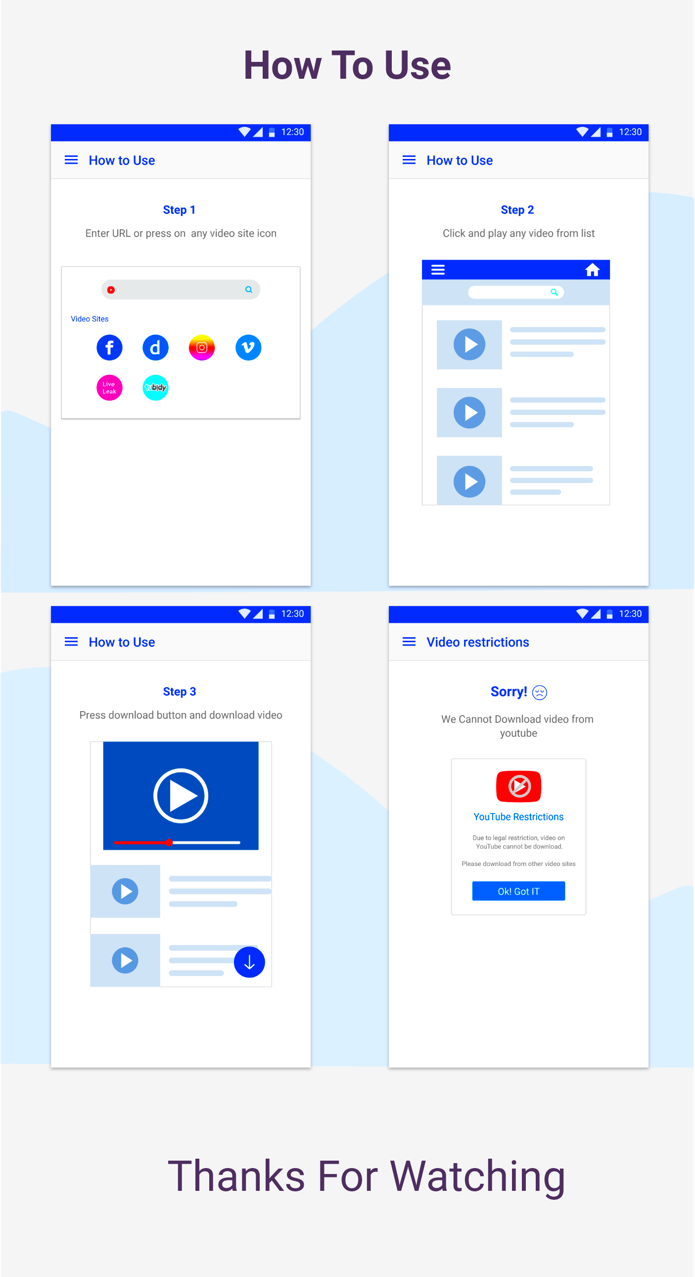 Video Downloader on Behance